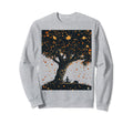 Serene Meditation Under Autumn Tree Sweatshirt - Streetwear Style Men Women - T-Shirt, Sweatshirt, Hoodie