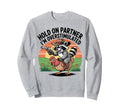 Funny Overstimulated Raccoon Sweatshirt - Minimalist Print for Adults - T-Shirt, Sweatshirt, Hoodie