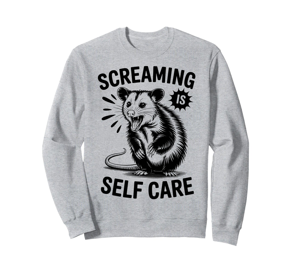 Funny Opossum Raccoon Sweatshirt - Casual Everyday Wear Men Women - T-Shirt, Sweatshirt, Hoodie