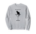 Meowtini Meowtini Funny Cat Drinking Sweatshirt - Trendy Graphic for Adults - T-Shirt, Sweatshirt, Hoodie