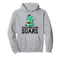 Dragon Reading Book Worm Nerd School Read Hoodie - Aesthetic Graphic Unisex - T-Shirt, Sweatshirt, Hoodie