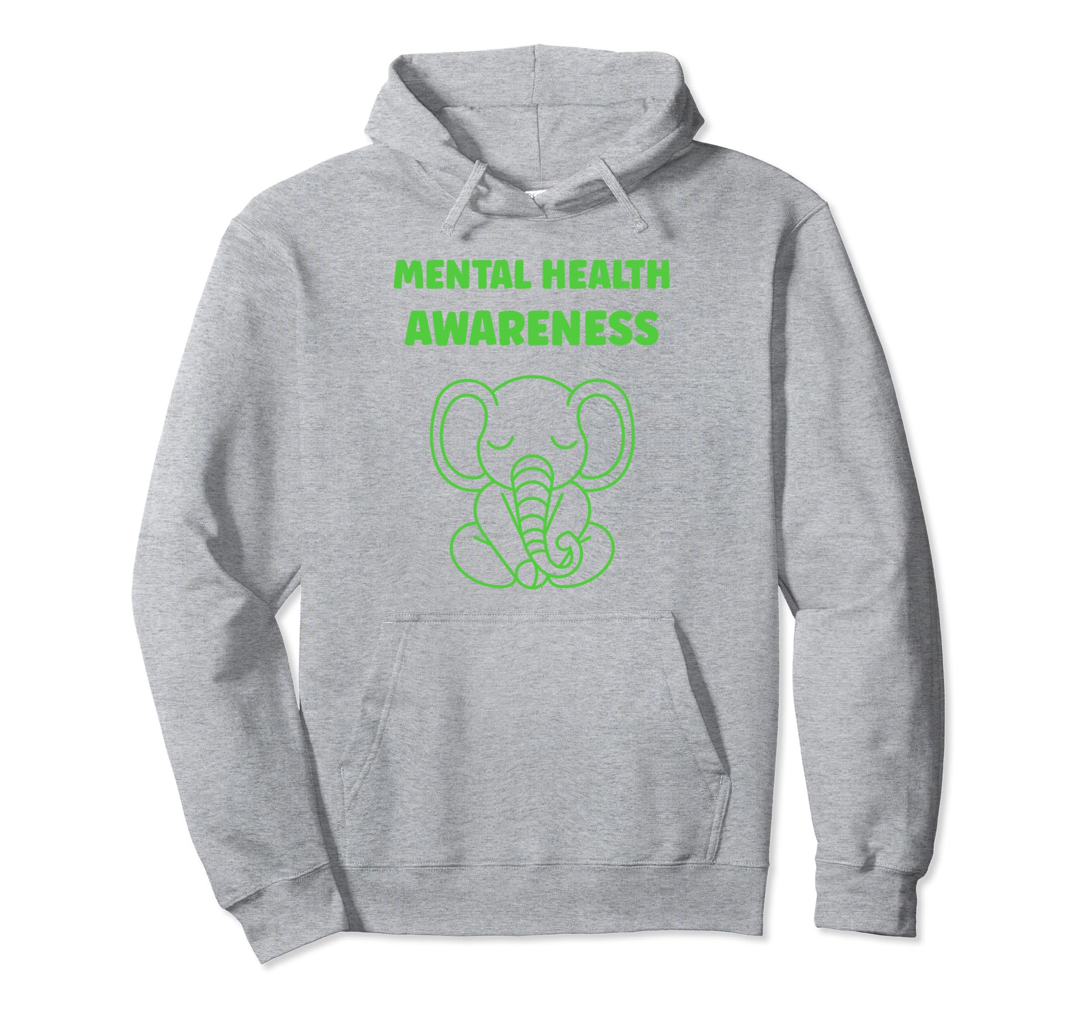 Elephant Brain Illness Animal Hoodie - Casual Everyday Wear Men Women - T-Shirt, Sweatshirt, Hoodie