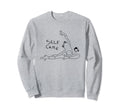 Self Care Frog Drinking Tea Sweatshirt - Casual Everyday Wear Men Women - T-Shirt, Sweatshirt, Hoodie