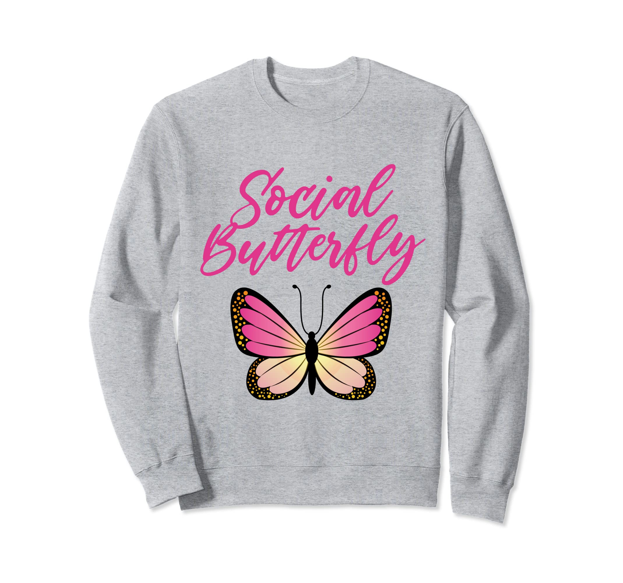 Extroverts And Butterfly Gifts Sweatshirt - Aesthetic Graphic Men Women - T-Shirt, Sweatshirt, Hoodie