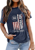 1776-2026 250 Years of Freedom We People USA Flag 250th Anniversary Graphic Short-Sleeve T-Shirt - T-Shirt, Sweatshirt, Hoodie