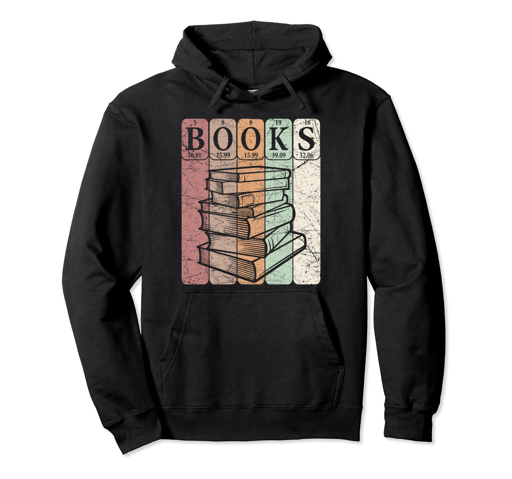 Book Reader Periodic Table Elements Nerd Hoodie - Custom Art Print Unisex - T-Shirt, Sweatshirt, Hoodie
