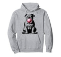 English Bulldog Bubble Gum Funny Dog Mom Hoodie - Streetwear Style Unisex - T-Shirt, Sweatshirt, Hoodie