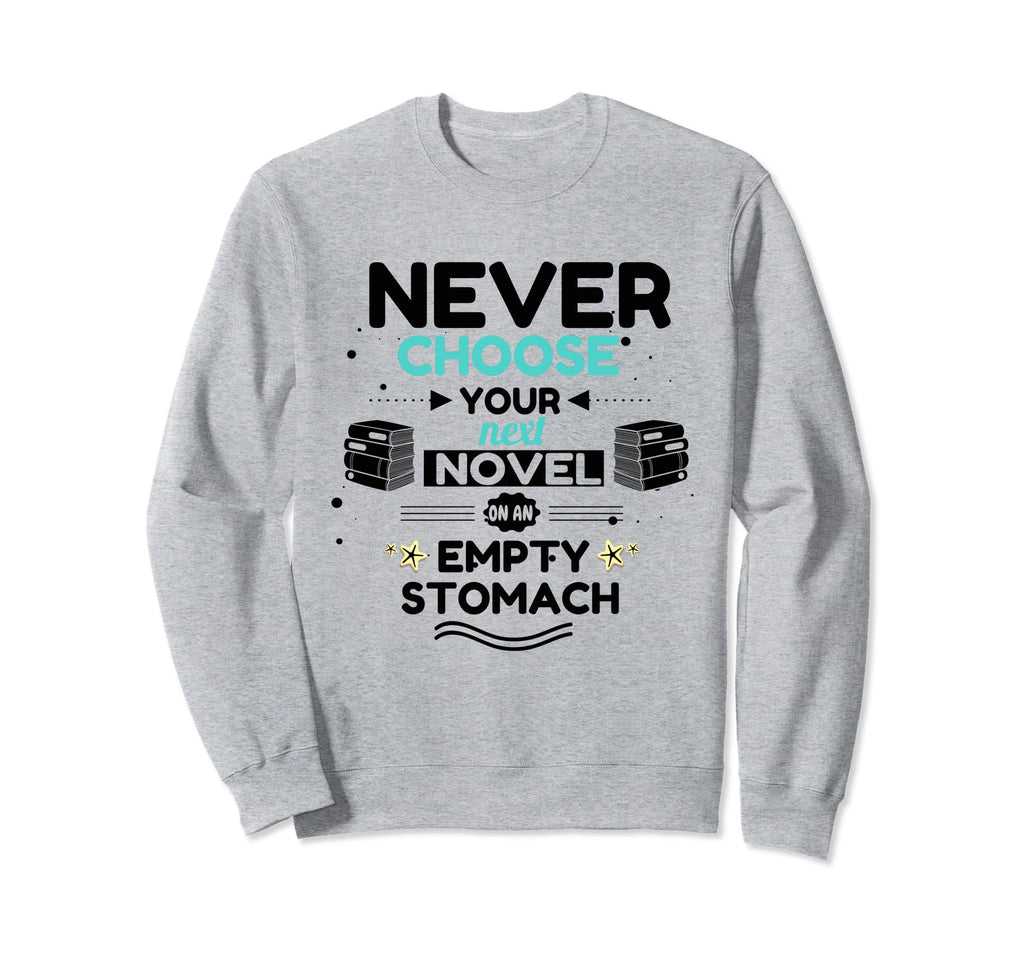 Novel Enthusiast Funny Librarian Sweatshirt - Aesthetic Graphic Men Women - T-Shirt, Sweatshirt, Hoodie
