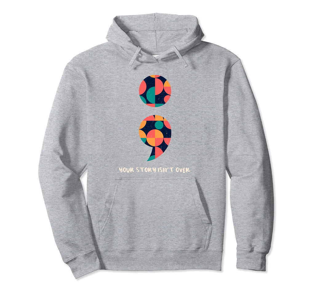 Mental Health Awareness Month Semi Hoodie - Aesthetic Graphic for Adults - T-Shirt, Sweatshirt, Hoodie