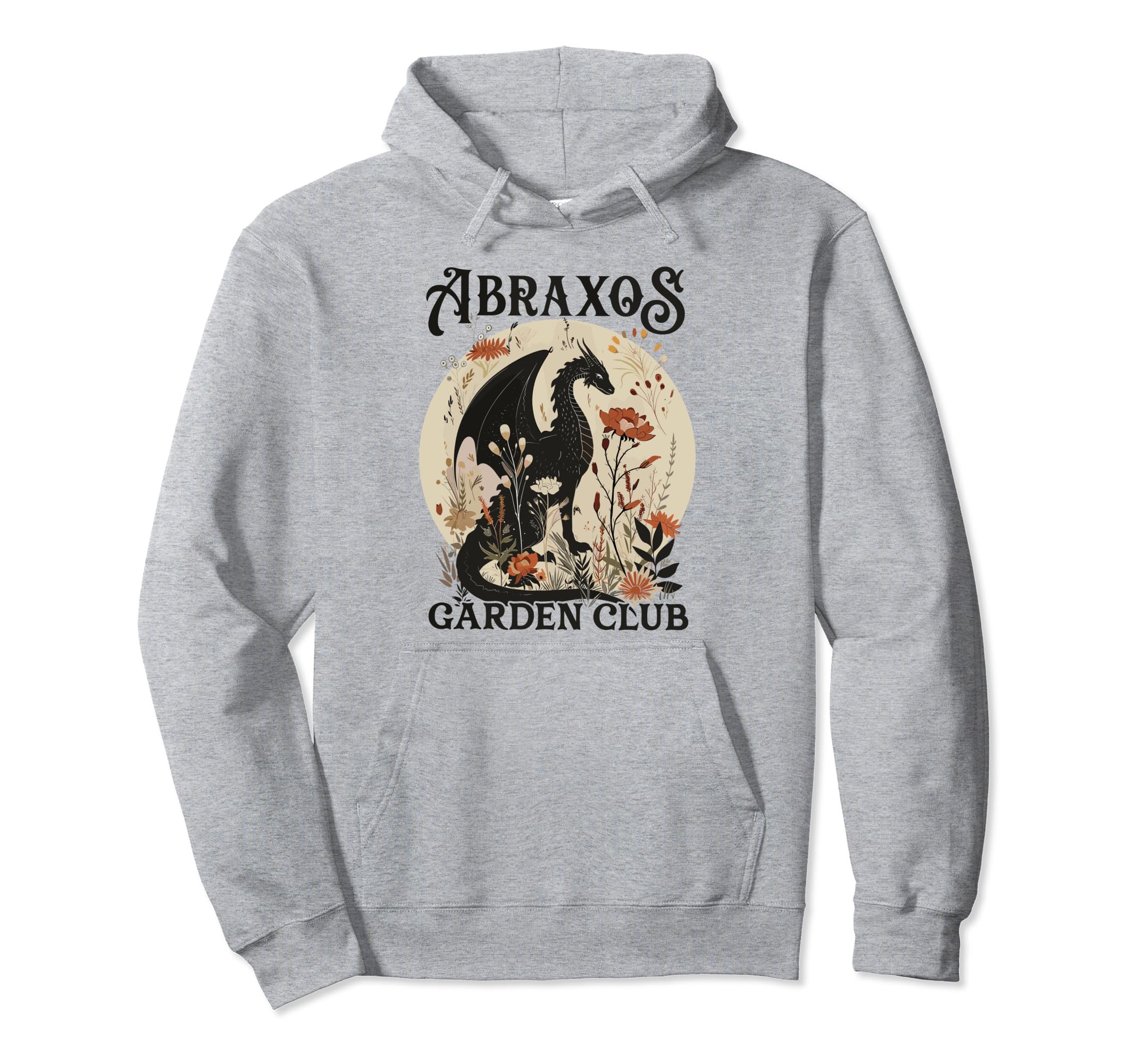 Abraxos Flower Garden Club Book Lover Hoodie - Aesthetic Graphic Men Women - T-Shirt, Sweatshirt, Hoodie