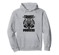 Trust Process Rhinoceros Workout Hoodie - Casual Everyday Wear for Adults - T-Shirt, Sweatshirt, Hoodie