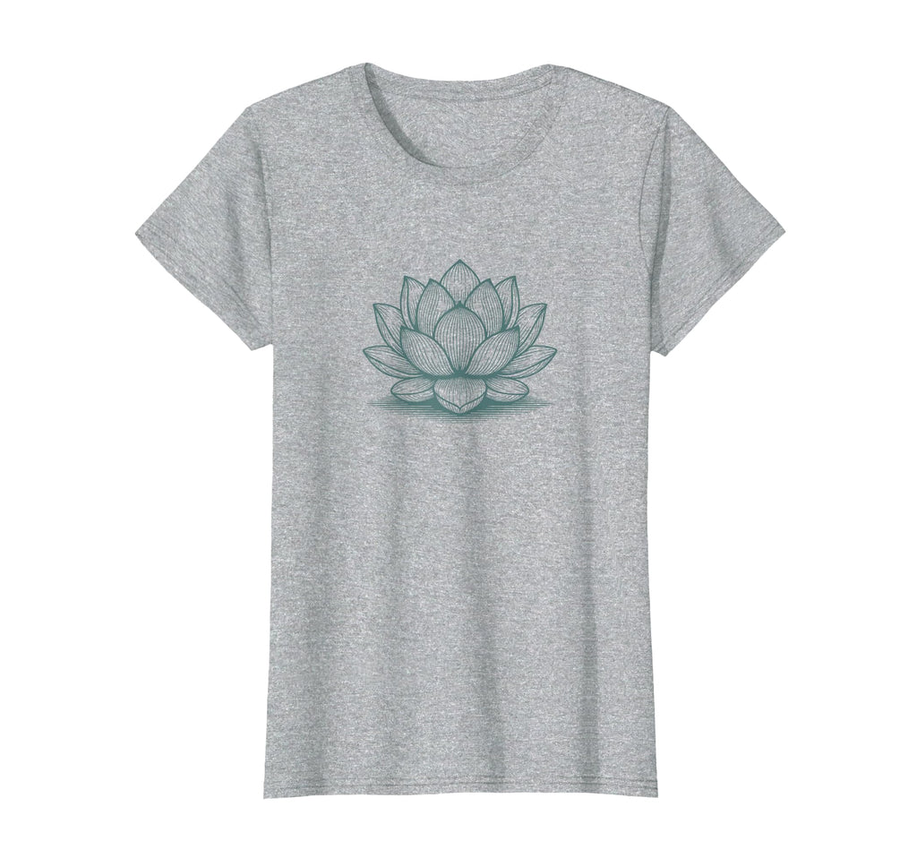 Floral Lotus Spiritual Yoga T-Shirt - Custom Art Print for Adults - T-Shirt, Sweatshirt, Hoodie