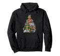 Book Lover Tree Reading Nerd Hoodie - Graphic Print Men Women - T-Shirt, Sweatshirt, Hoodie