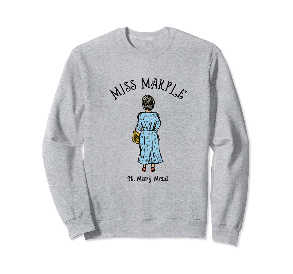Miss Marple St Mary Mead Color Sweatshirt - Novelty Apparel for Adults - T-Shirt, Sweatshirt, Hoodie