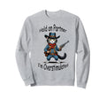 Hold Partner Im Overstimulated Sweatshirt - Casual Everyday Wear Men Women - T-Shirt, Sweatshirt, Hoodie