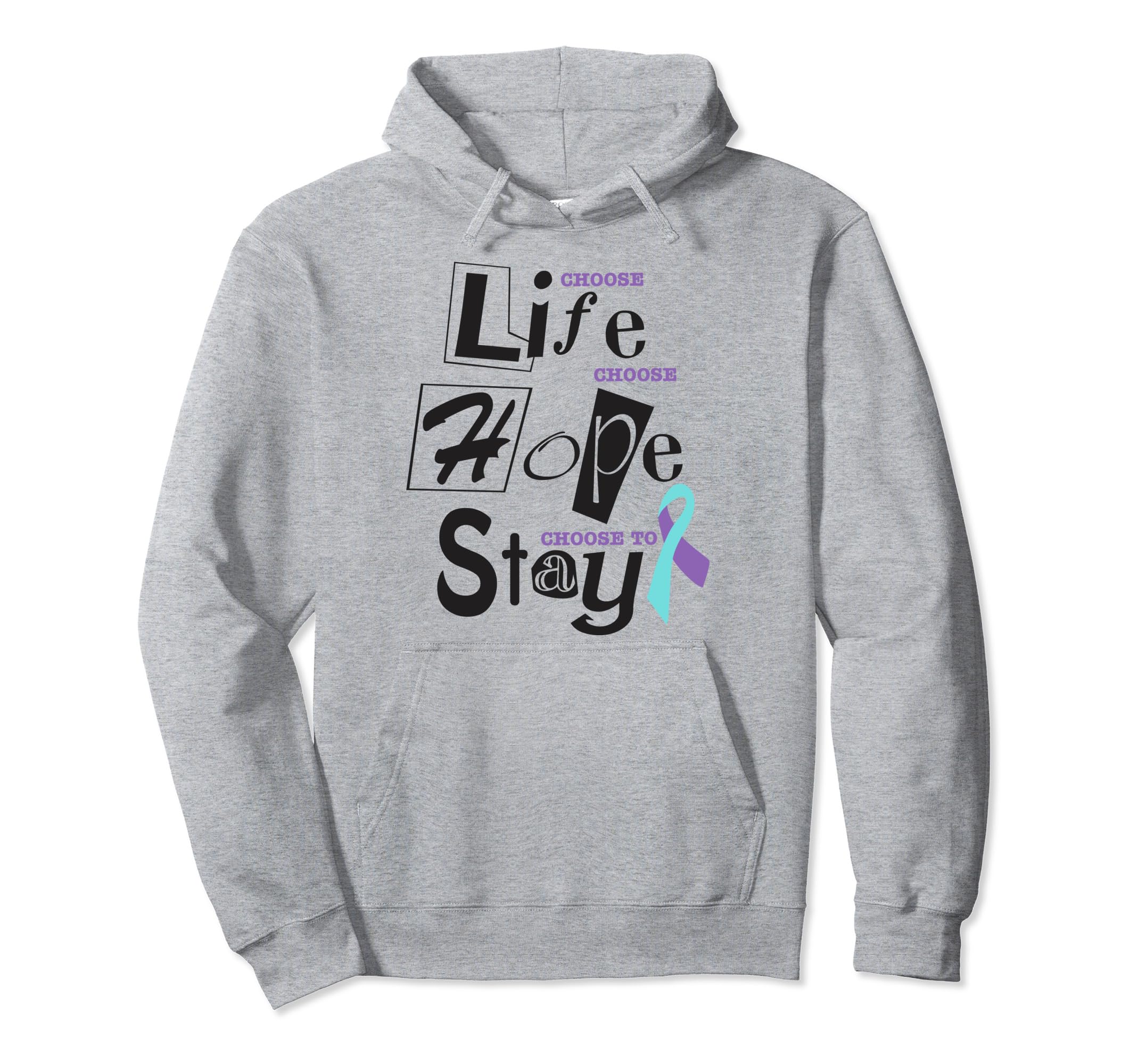 Choose Life Support Survivor Suicide Hoodie - Aesthetic Graphic for Adults - T-Shirt, Sweatshirt, Hoodie