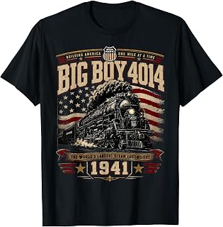 Big Boy 4014 Vintage Steam Locomotive Railroad Train Engine T-Shirt Unisex T-shirt, Sweatshirt, Hoodie, Long Sleeve Tee - T-Shirt, Sweatshirt, Hoodie