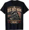 Big Boy 4014 Vintage Steam Locomotive Railroad Train Engine T-Shirt Unisex T-shirt, Sweatshirt, Hoodie, Long Sleeve Tee - T-Shirt, Sweatshirt, Hoodie