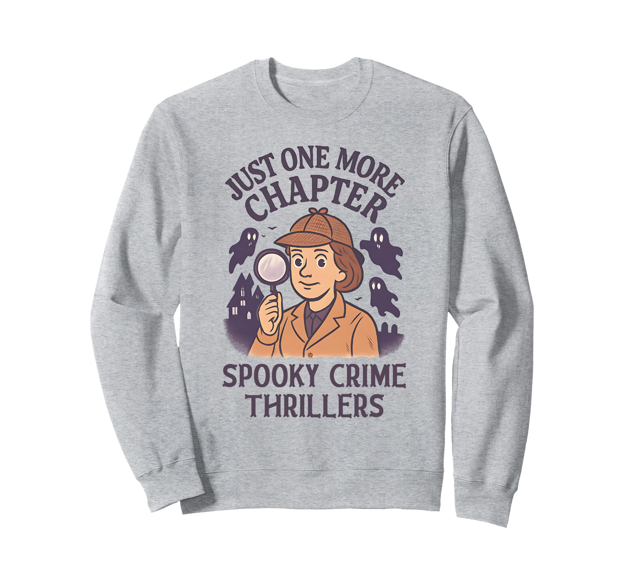 Funny Crime Horror Thriller Detective Sweatshirt - Custom Art Print Unisex - T-Shirt, Sweatshirt, Hoodie