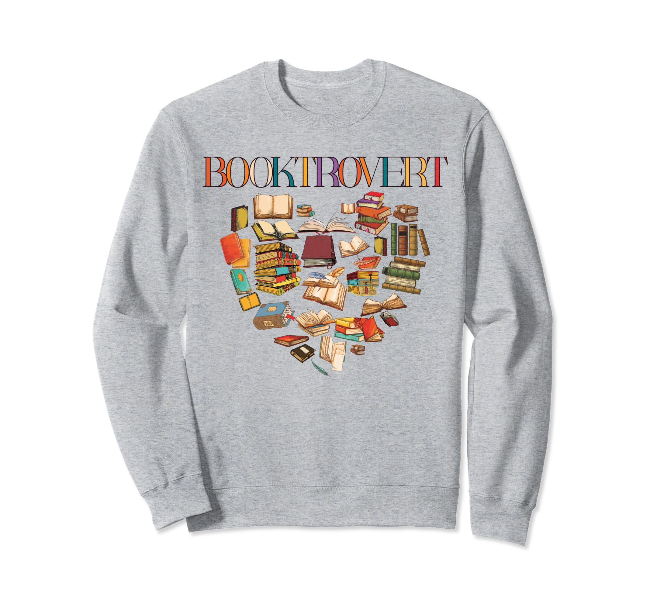 Booktrovert Books Lover Bookish Sweatshirt - Novelty Apparel Men Women - T-Shirt, Sweatshirt, Hoodie
