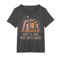 Just Who Loves Books Book Lover T-Shirt - Streetwear Style for Adults - T-Shirt, Sweatshirt, Hoodie