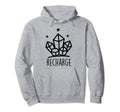 Metaphysical Crystal Recharge Energy Hoodie - Unique Graphic for Adults - T-Shirt, Sweatshirt, Hoodie