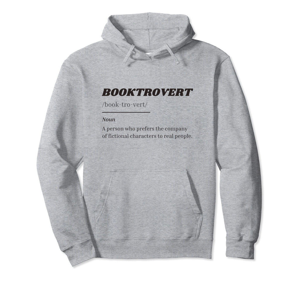 Booktrovert Definition Gift Book Lovers Hoodie - Graphic Print Unisex - T-Shirt, Sweatshirt, Hoodie