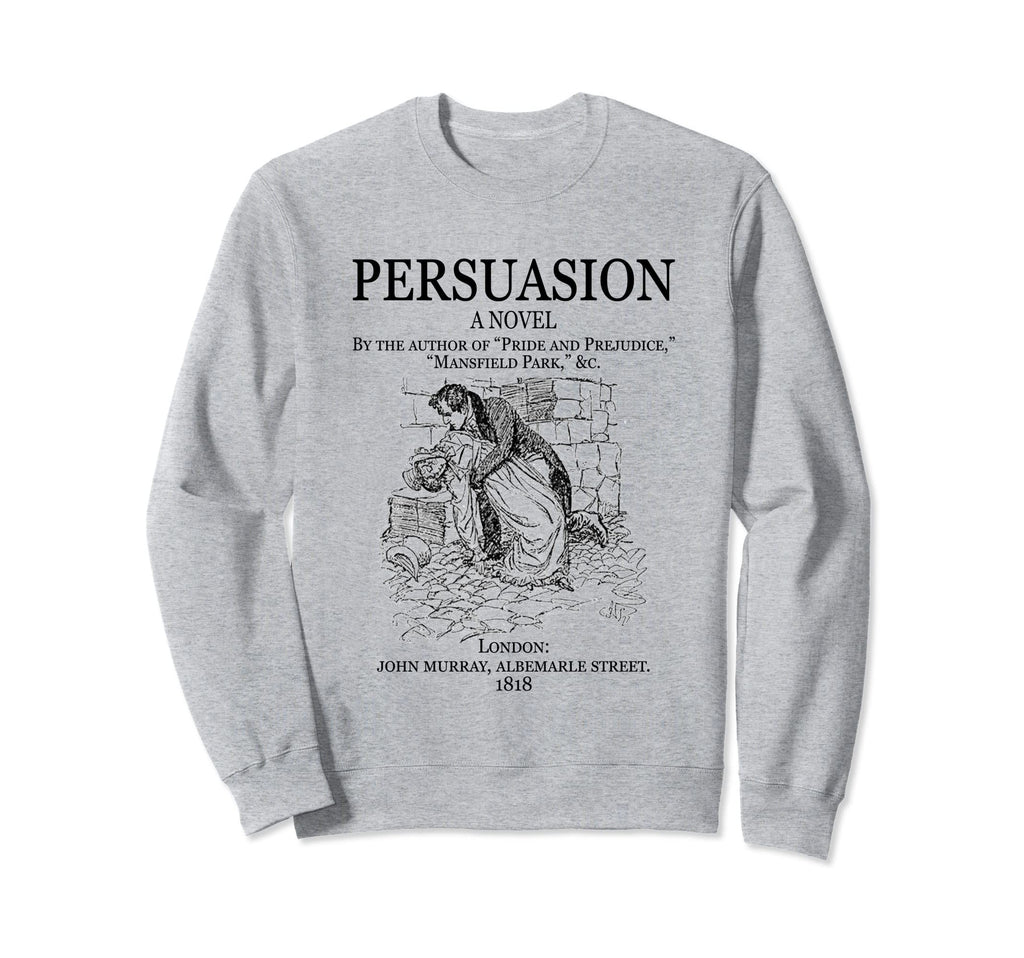 Jane Austen Persuasion Book Cover Sweatshirt - Minimalist Print Unisex - T-Shirt, Sweatshirt, Hoodie