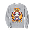Relaxation Inner Squeak Zen Mouse Sweatshirt - Minimalist Print Unisex - T-Shirt, Sweatshirt, Hoodie