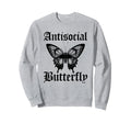 Funny Anti Social Butterfly Sweatshirt - Novelty Apparel for Adults - T-Shirt, Sweatshirt, Hoodie