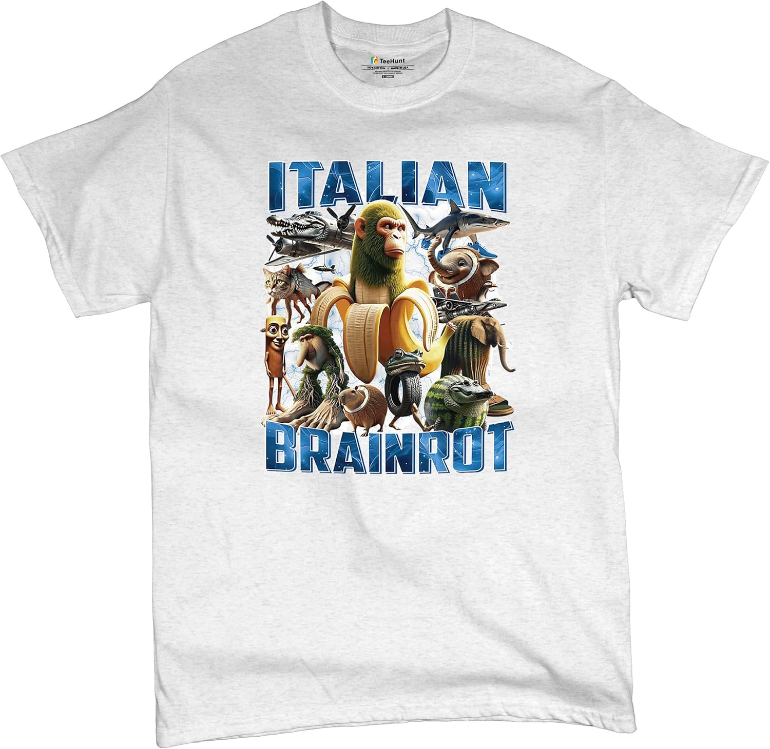 Tee Hunt Italian Brainrot Men's Graphic T-Shirts and Tank Tops Unisex T-shirt, Sweatshirt, Hoodie, Long Sleeve Tee - T-Shirt, Sweatshirt, Hoodie