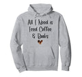 All I Need Is Iced Coffee Books Hoodie - Fun Novelty Design for Adults - T-Shirt, Sweatshirt, Hoodie