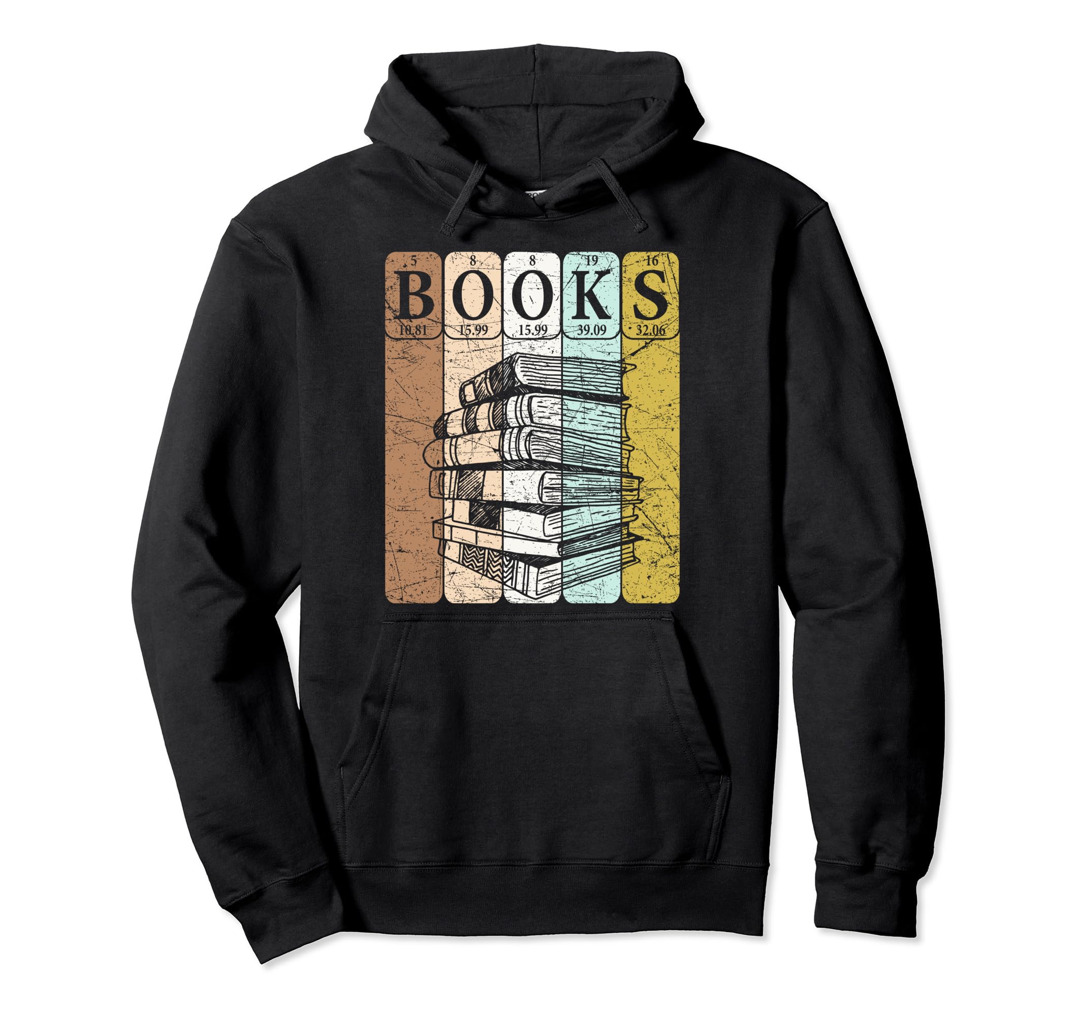 Book Reader Periodic Table Elements Nerd Hoodie - Graphic Print Unisex - T-Shirt, Sweatshirt, Hoodie