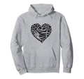 Heart Book Reading Books Bookworm Hoodie - Unique Graphic Unisex - T-Shirt, Sweatshirt, Hoodie