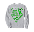 I Wear Green My Coworker Mental Sweatshirt - Novelty Apparel Men Women - T-Shirt, Sweatshirt, Hoodie