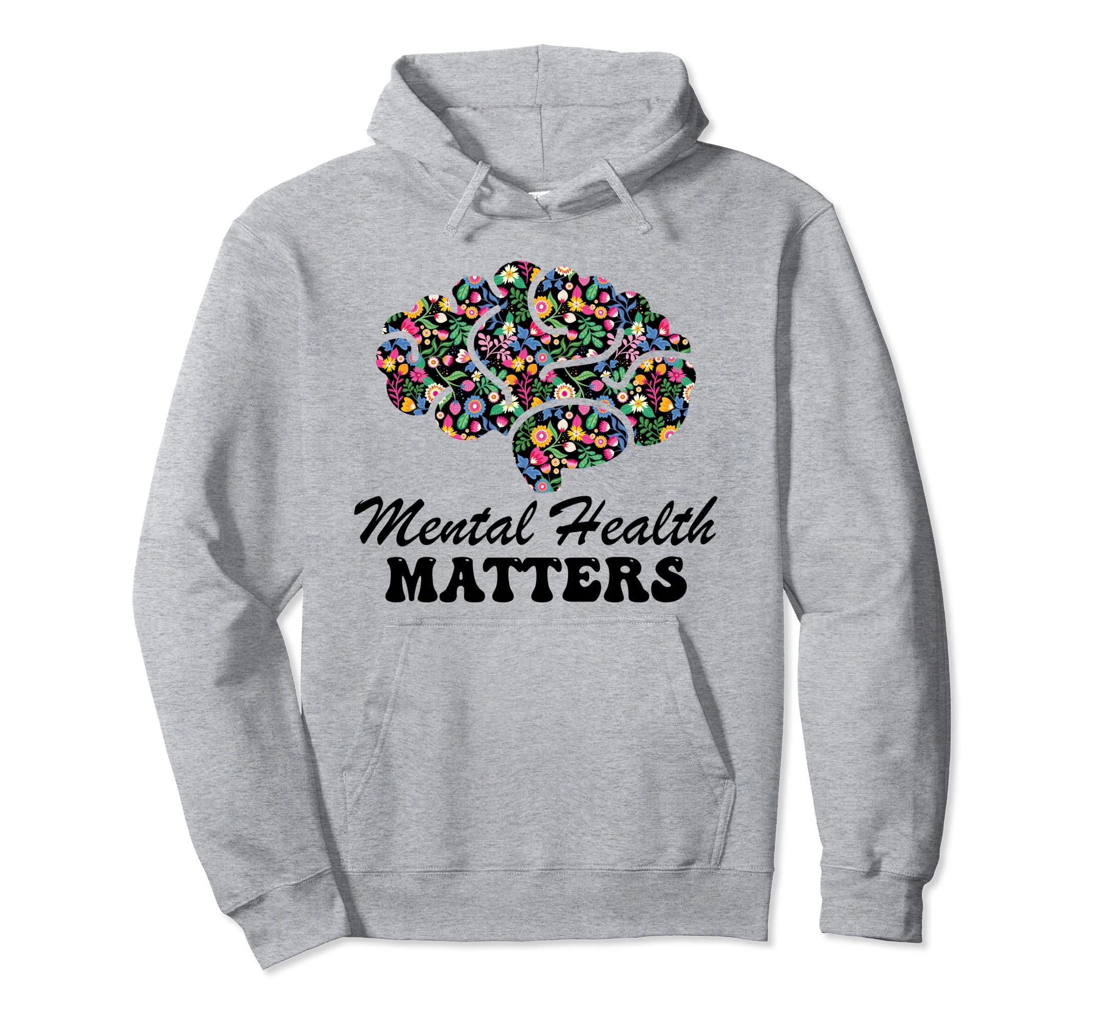 Yellow Mental Health Awareness Mental Hoodie - Trendy Graphic Unisex - T-Shirt, Sweatshirt, Hoodie