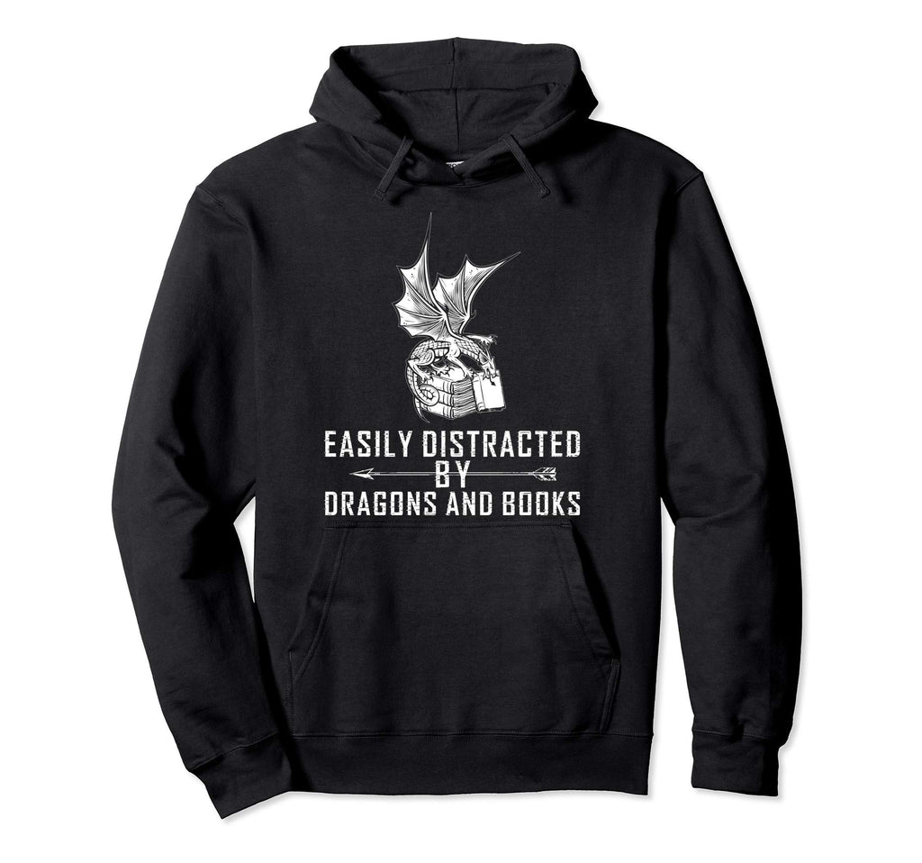 Funny Dragon Lover Gift Easily Hoodie - Custom Art Print Men Women - T-Shirt, Sweatshirt, Hoodie
