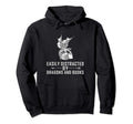 Funny Dragon Lover Gift Easily Hoodie - Custom Art Print Men Women - T-Shirt, Sweatshirt, Hoodie