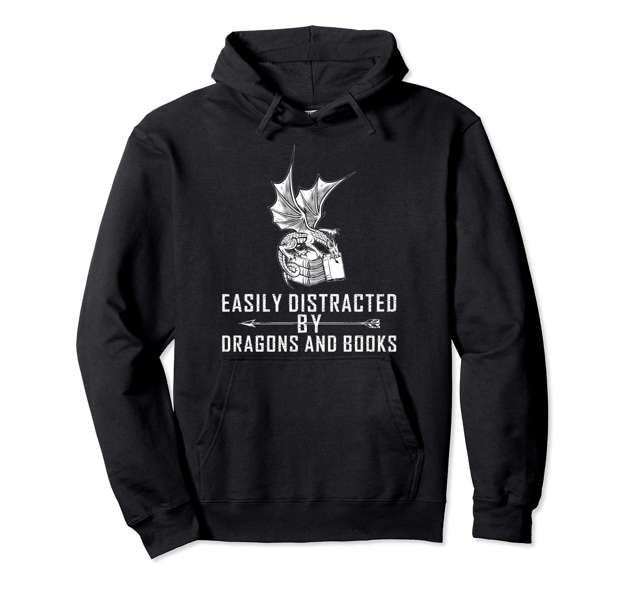 Funny Dragon Lover Gift Easily Hoodie - Custom Art Print Men Women - T-Shirt, Sweatshirt, Hoodie