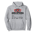 Abibliophobia Funny Bookworm Reader Hoodie - Streetwear Style Men Women - T-Shirt, Sweatshirt, Hoodie