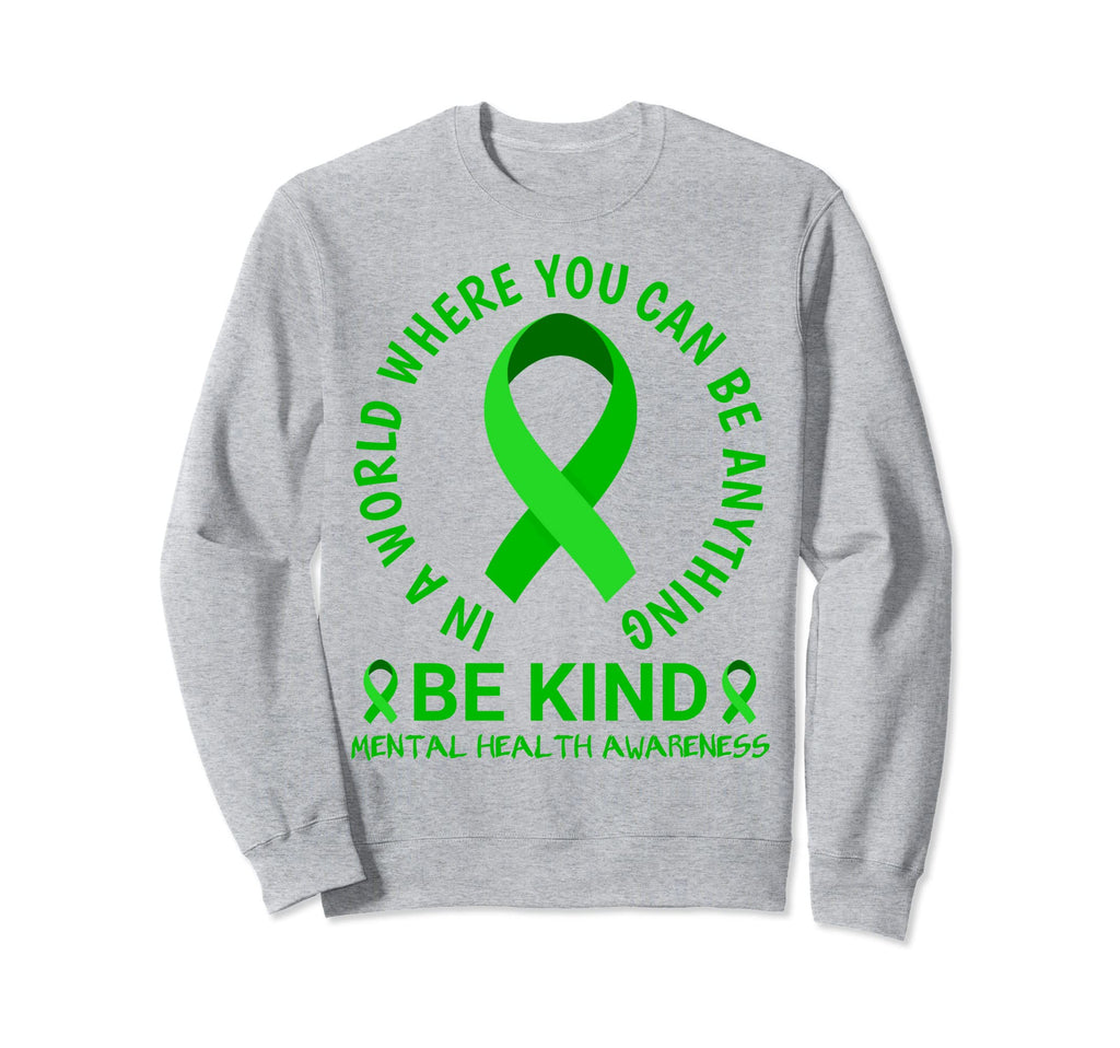 Mental Health Awareness Month Sweatshirt - Minimalist Print for Adults - T-Shirt, Sweatshirt, Hoodie