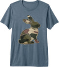 Funny Bunny Crochet Patchwork Camo Rabbit Happy Easter Day Premium Tri-Blend T-Shirt Unisex T-shirt, Sweatshirt, Hoodie, Long Sleeve Tee - T-Shirt, Sweatshirt, Hoodie