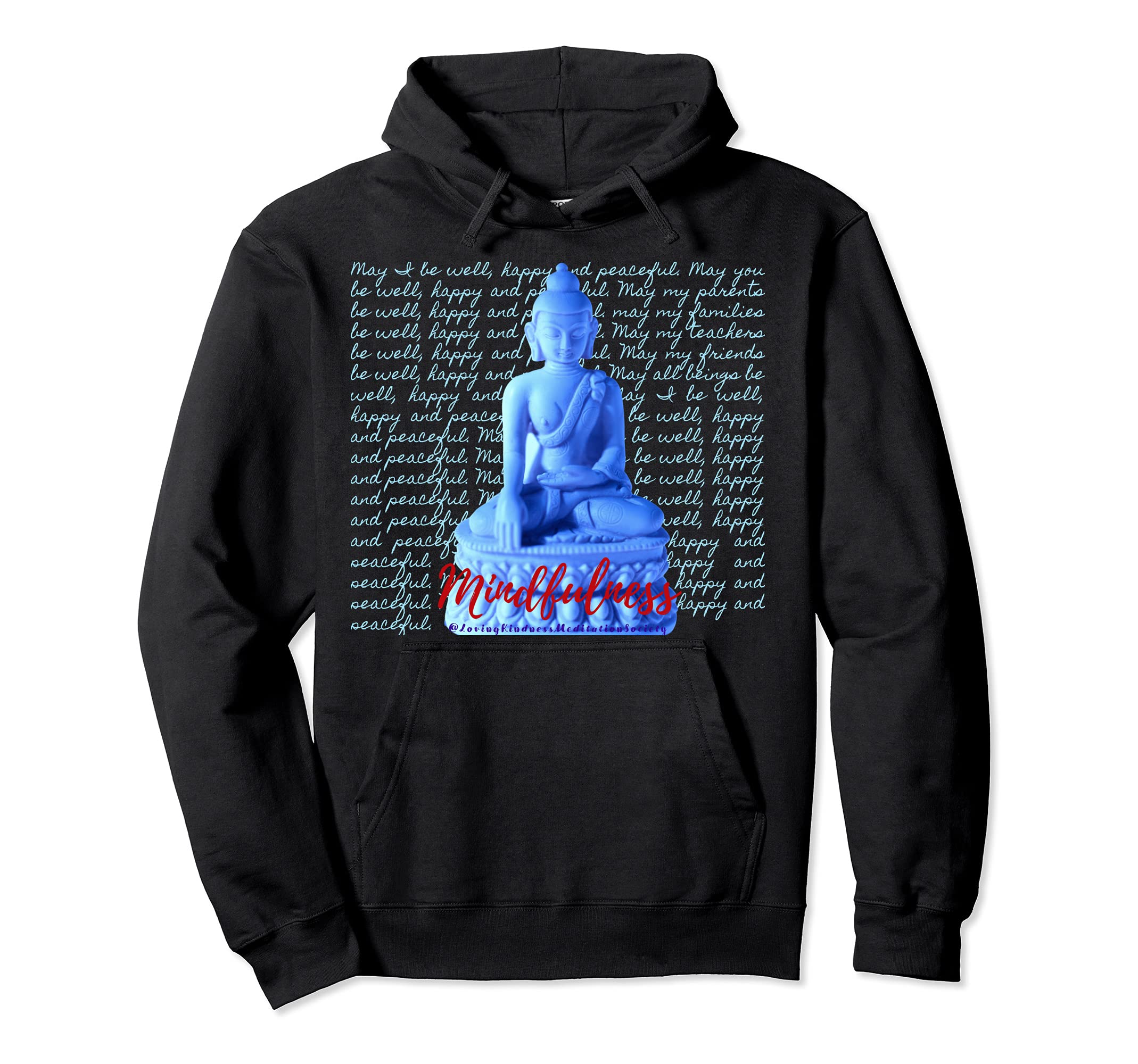 Buddha Mindfulness Buddhist Gautama Hoodie - Custom Art Print Men Women - T-Shirt, Sweatshirt, Hoodie