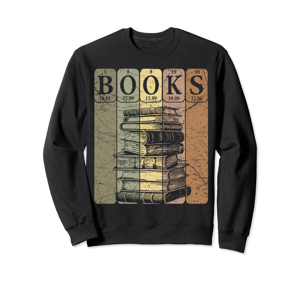 Book Reader Periodic Table Elements Sweatshirt - Minimalist Print Unisex - T-Shirt, Sweatshirt, Hoodie