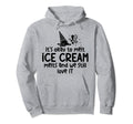 Ice Cream Melts Depression Mental Hoodie - Custom Art Print for Adults - T-Shirt, Sweatshirt, Hoodie