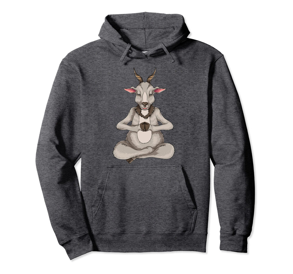 Goat Yoga Funny Mindfulness Diary Animal Hoodie - Unique Graphic Unisex - T-Shirt, Sweatshirt, Hoodie