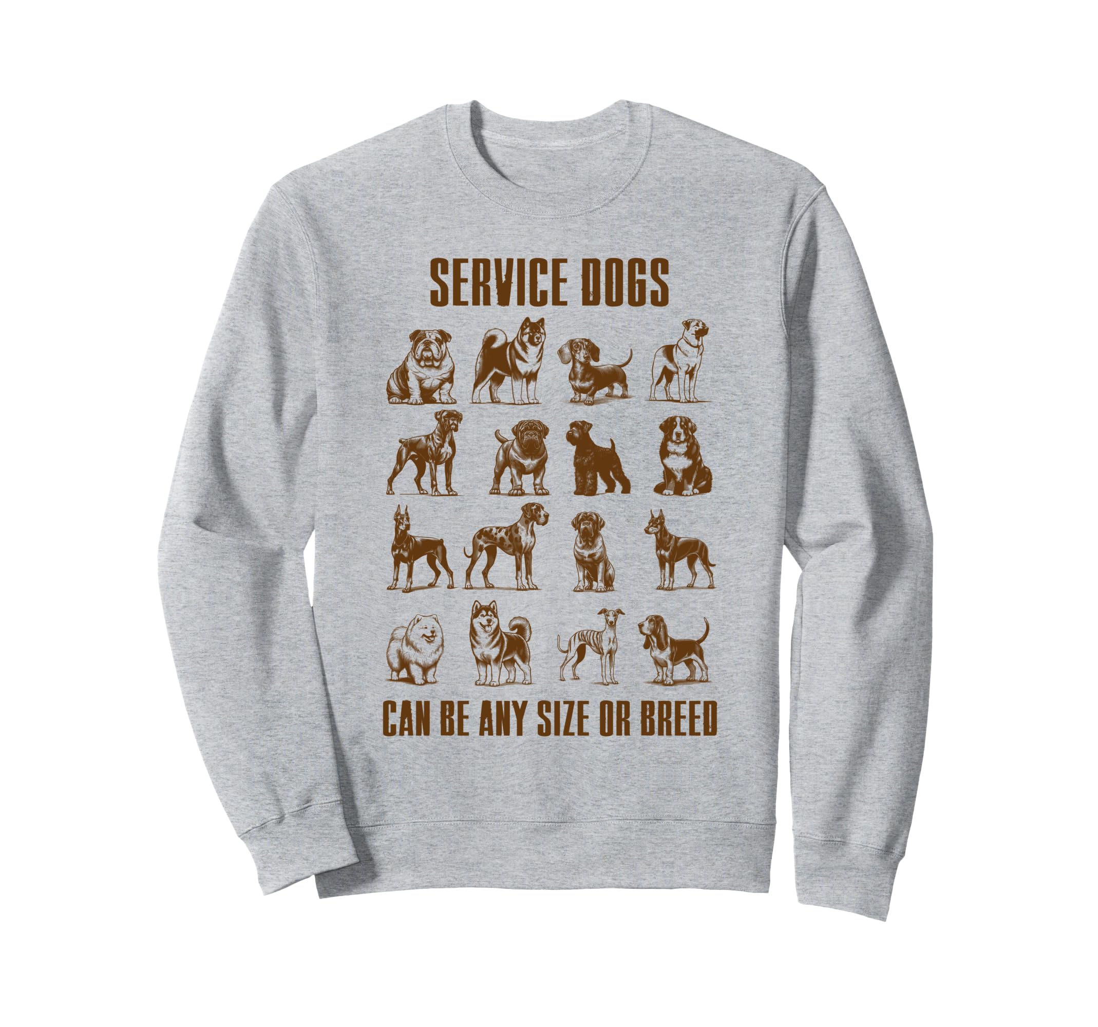 Service Dog Training Dog Handler Dog Sweatshirt - Graphic Print Unisex - T-Shirt, Sweatshirt, Hoodie