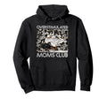 Overstimulated Moms Club Goose Mom Hoodie - Fun Novelty Design Men Women - T-Shirt, Sweatshirt, Hoodie