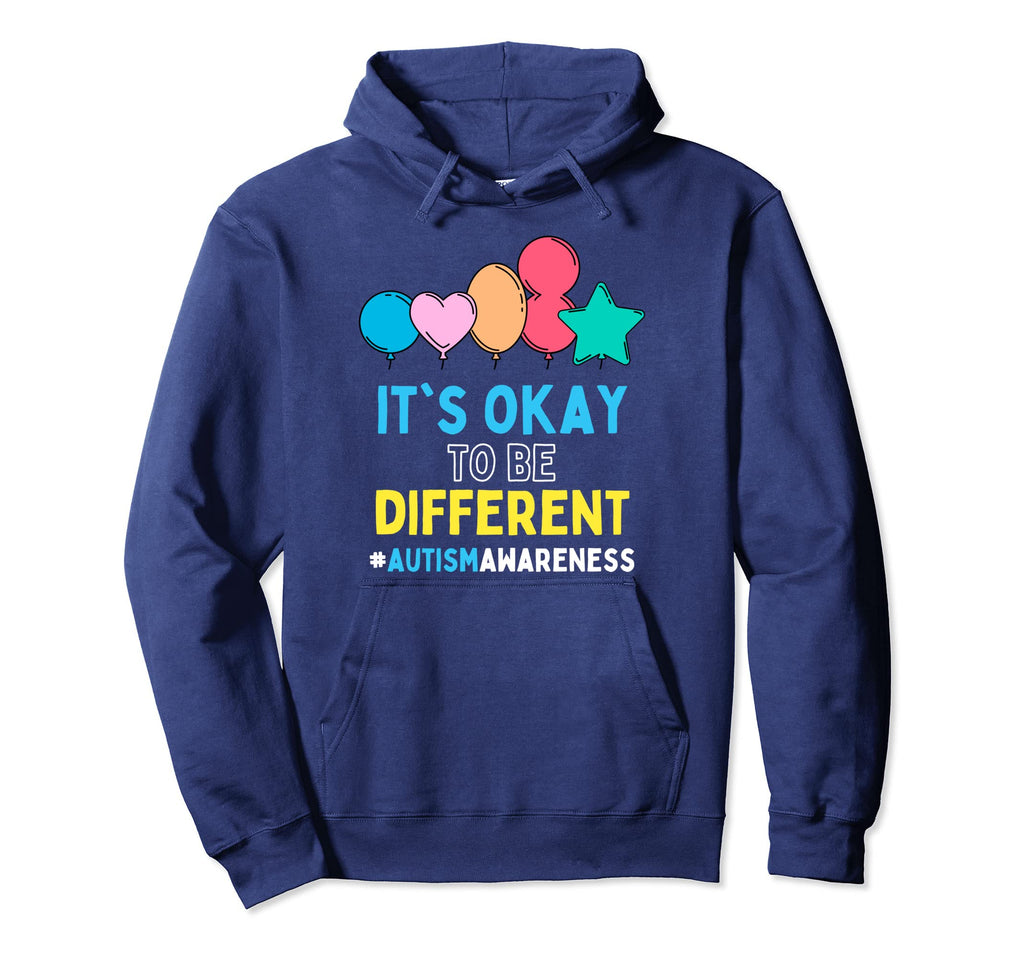 Autism Awareness Day Its Okay To Be Hoodie - Minimalist Print Men Women - T-Shirt, Sweatshirt, Hoodie