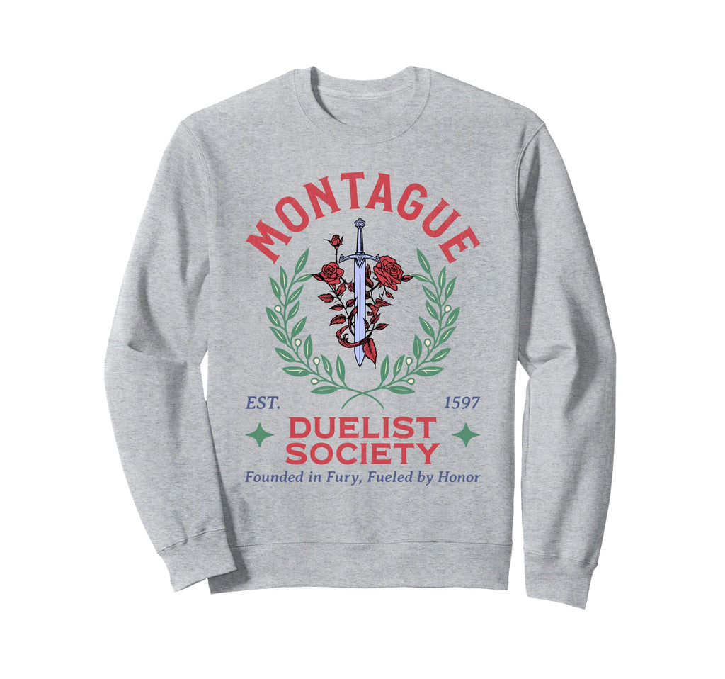 Romeo Montague Shakespeare Sweatshirt - Custom Art Print Men Women - T-Shirt, Sweatshirt, Hoodie